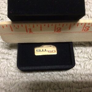 Porsche 911 50 Year Anniversary Magnetic Pin. New.